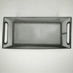 METAL GRID CONTAINER ORGANIZER STORAGE BOX
